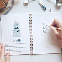 Load image into Gallery viewer, Baking watercolor workbook | emily lex studio
