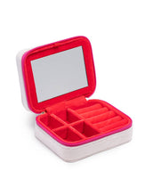 Load image into Gallery viewer, Queen |Velvet Jewelry Zip Case / Organizer  | Living Royal
