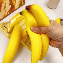 Load image into Gallery viewer, Banana Squishy Squeeze Toy Fidget Toy | Sparkling Extras
