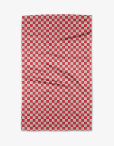 Holiday Checkers Tea Towel | Geometry