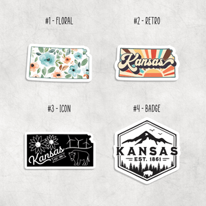 Kansas Badge Sticker