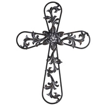 Load image into Gallery viewer, Dicksons - Wall Cross With Vines Metal 23h
