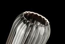 Load image into Gallery viewer, Stripes Clear Bud Vases, Borosilicate Light Weight Glass: 6&#39;&#39;T | Sweet Home Deco
