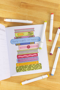 All Booked Up Coloring Book | Elyse Breanne Design
