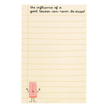 Load image into Gallery viewer, Influence Of A Good Teacher Notepad | Callie Danielle
