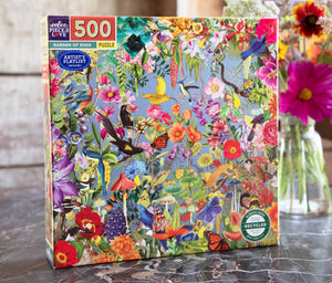 Garden of Eden 500 Piece Square Adult Jigsaw Puzzle | eeBoo