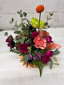 Sip & Design Halloween Fresh Flower Class