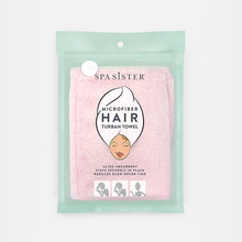 Load image into Gallery viewer, Microfiber Hair Turban Towel: Pink | Bath Accessories Company
