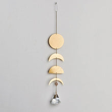 Load image into Gallery viewer, Moon Phase Moonstone Suncatcher
