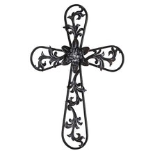 Load image into Gallery viewer, Dicksons - Wall Cross With Vines Metal 23h
