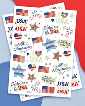 Load image into Gallery viewer, Glow in dark temporary tattoos|  Paper Plates America USA | xo, Fetti
