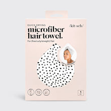 Load image into Gallery viewer, Dot Quick Dry Hair Towel | KITSCH
