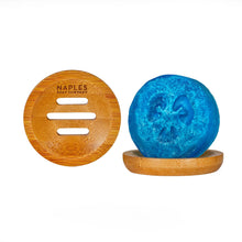 Load image into Gallery viewer, Round Bamboo Soap Dish Naples Soap Company
