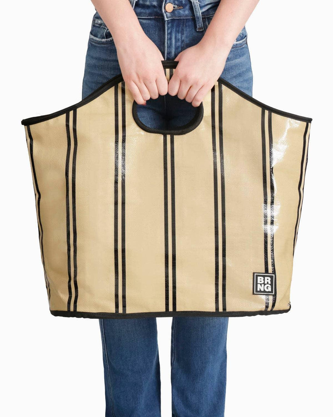 brng bag |Wheat Black |The Newport Tote