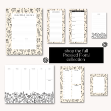 Load image into Gallery viewer, Weekly Planner Notepad | Pressed Floral | Elyse Breanne Design
