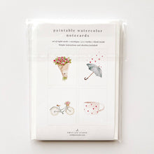 Load image into Gallery viewer, Love sweet love paintable notecard  | emily lex studio
