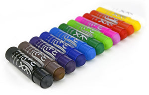 12 Classic Colors | KwikStix Tempera Paint | The Pencil Grip