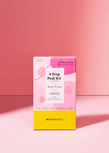 Rose Water 4 Step Pedi Kit | AvryBeauty