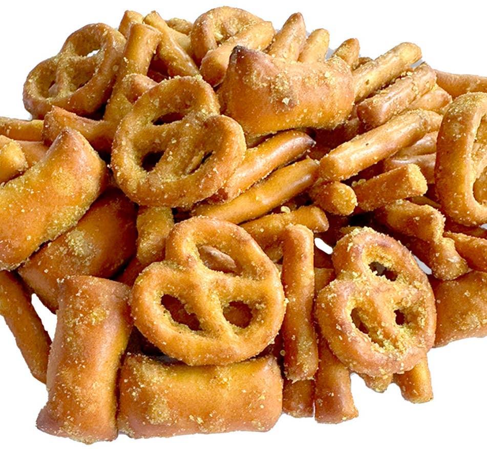 Gourmet Flavored Pretzels 🥨 “Honey Mustard Mix”  | 1O'Shea's Candies Sweet Shop/2LB Bags 