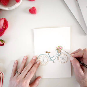 Love sweet love paintable notecard  | emily lex studio