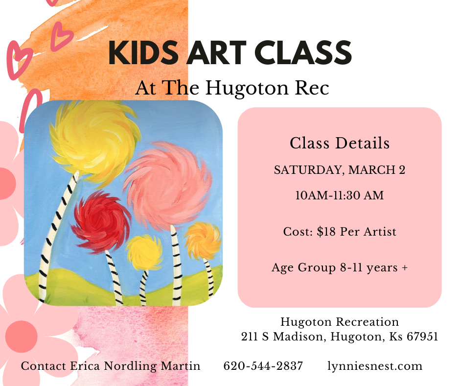 Kids Painting Day At The Rec | March | Dr. Suess Inspired