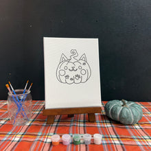 Load image into Gallery viewer, DIY Paint Kit- Pumpkin Kitty
