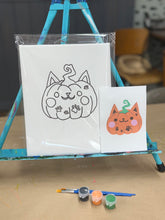 Load image into Gallery viewer, DIY Paint Kit- Pumpkin Kitty

