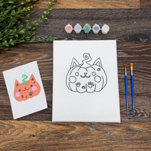 Load image into Gallery viewer, DIY Paint Kit- Pumpkin Kitty
