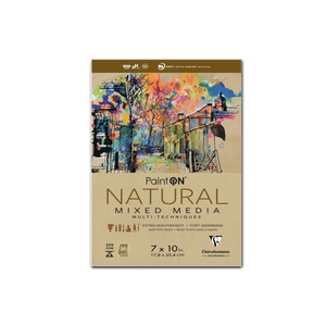 Natural | 9x12| PaintON Mixed Media Pads - 250g | Exaclair