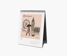 Load image into Gallery viewer, Rifle Paper Co. - 2026 Travel Sketchbook Desk Calendar
