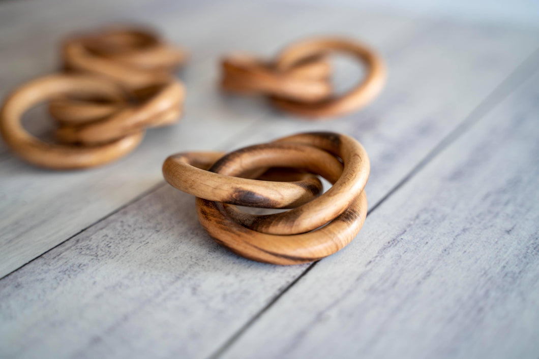 Wood Bangles Napkin Rings, set of four | Dot & Army