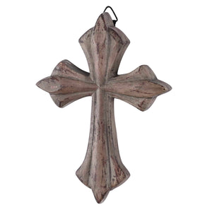 Brown Resin Wall Cross 5H |Dicksons