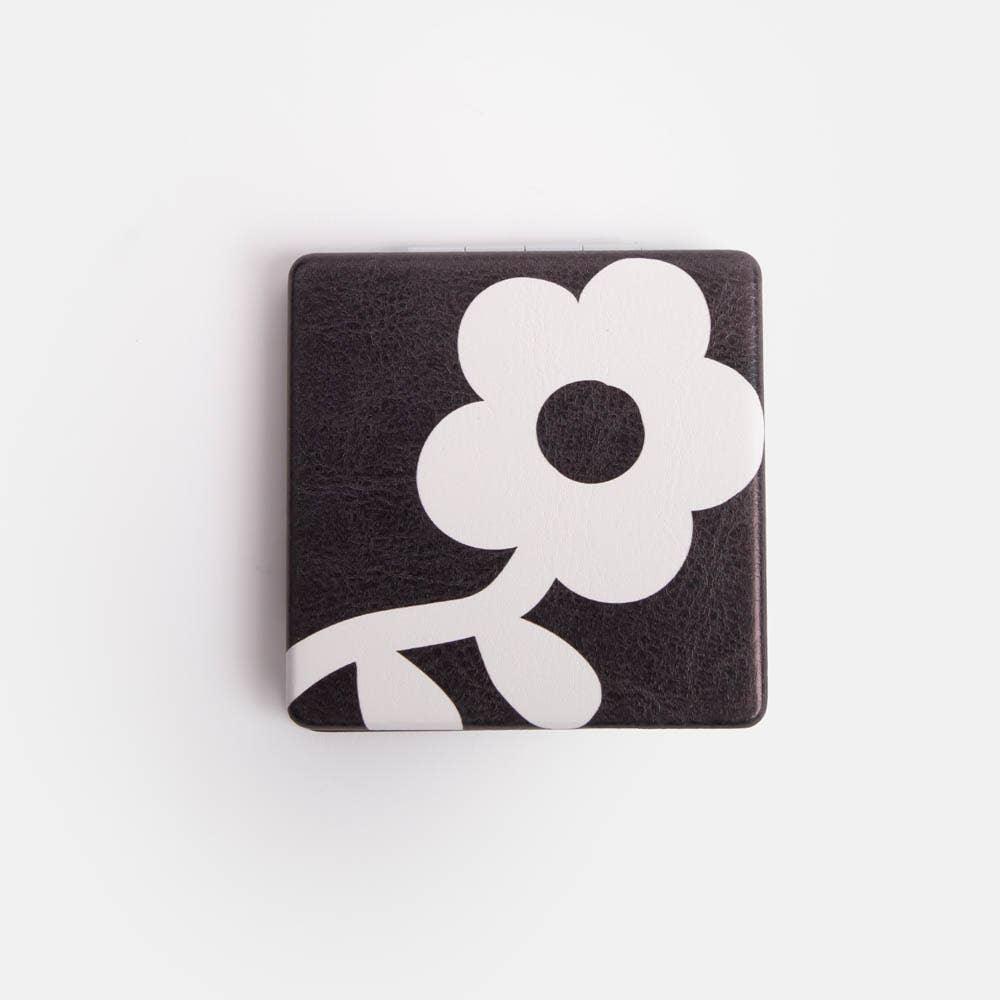 Flower Square Pocket Mirror | Caroline Gardner