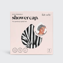 Load image into Gallery viewer, Stripes Luxury Shower Cap | KITSCH
