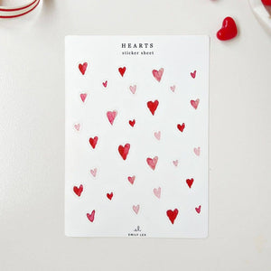 Valentine sticker sheets | emily lex studio