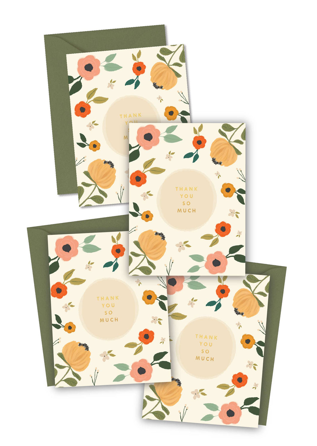 Blooming Thank You So Much Cards Boxed Set | Ginger P. Designs