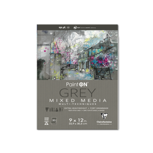 Load image into Gallery viewer, Grey | 6x8 | PaintON Mixed Media Pads - 250g  | Exaclair

