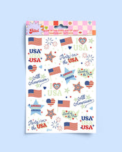 Load image into Gallery viewer, Glow in dark temporary tattoos|  Paper Plates America USA | xo, Fetti
