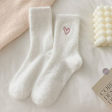 Load image into Gallery viewer, Light Pink Socks | Heart Fluffy Women Winter Warm Cozy | ACCITY
