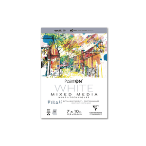 White |6x8 | PaintON Mixed Media Pads - 250g  | Exaclair