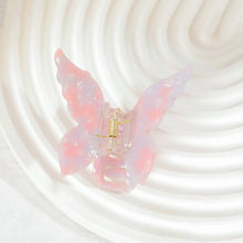 Load image into Gallery viewer, Fashion City | Mini Butterfly Tortoise Hair Claw: ONE SIZE / PNK
