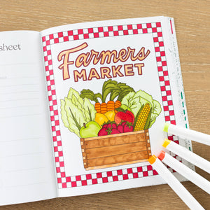 Farmers Market Coloring Book | Elyse Breanne Design