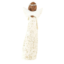 Load image into Gallery viewer, Dicksons - Ivory Resin Angel Figurine with Hand on Heart, 8.25"H
