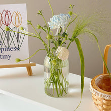 Load image into Gallery viewer, Stripes Clear Bud Vases, Borosilicate Light Weight Glass: 6&#39;&#39;T | Sweet Home Deco
