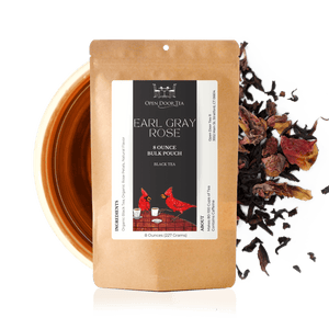 Open Door Tea - Earl Gray Rose | Organic Black Tea | Bulk or Retail: 1.75 Ounce Tube