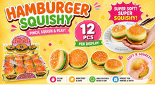 Load image into Gallery viewer, Hamburger Squishy – Slow-Rise Burger Stress Toy
