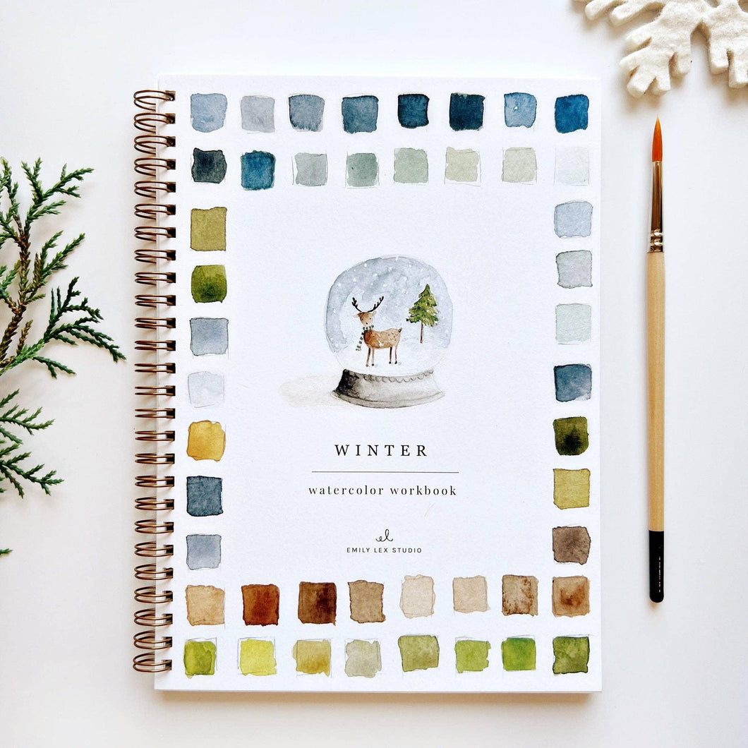 Winter watercolor workbook | emily lex studio