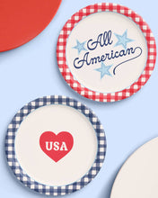 Load image into Gallery viewer, Paper Plates All American Plates USA, Fourth Of July, America | xo, Fetti
