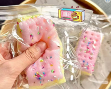 Load image into Gallery viewer, Soda biscuit cracker cookie Squishy Squeeze Toy Fidget Toy | Sparkling Extras
