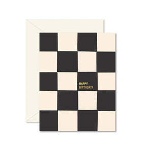 Chessboard Birthday Greeting Card | Ginger P. Designs